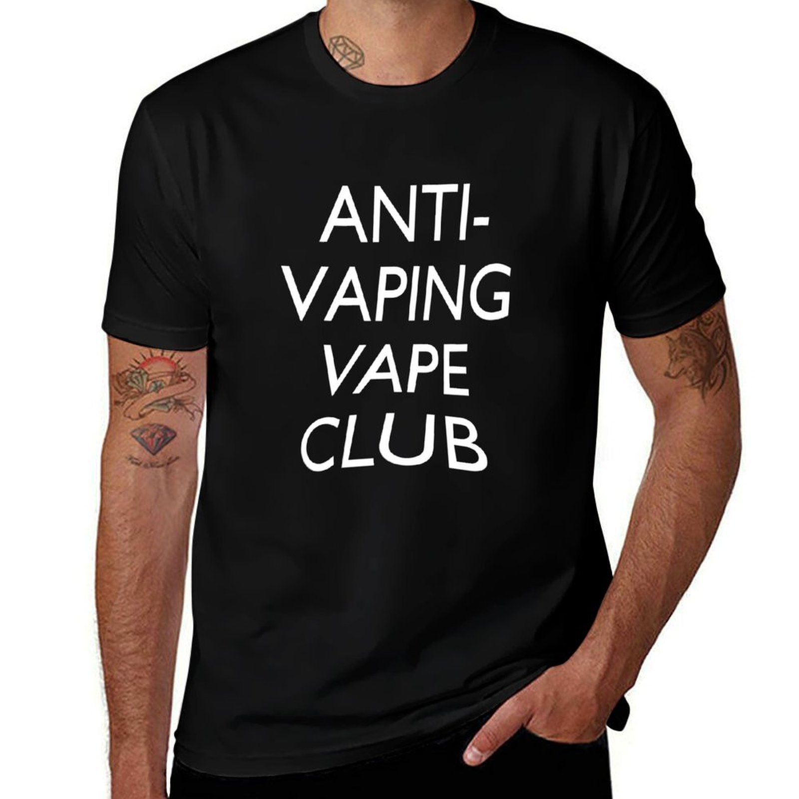 Anti-Vaping Vape Club T-Shirt  - Quick Vape recensie en prijs