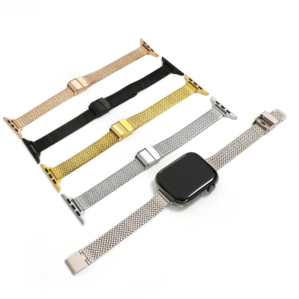 Band voor Apple Watch Series 9 - Mesh Coil Strip recensie en prijs